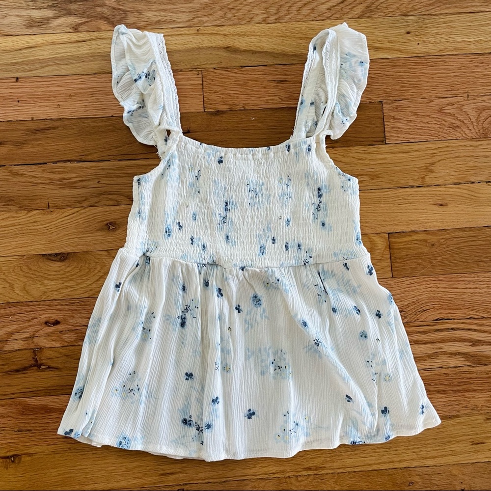 Francesca’s Floral Smocked Cami